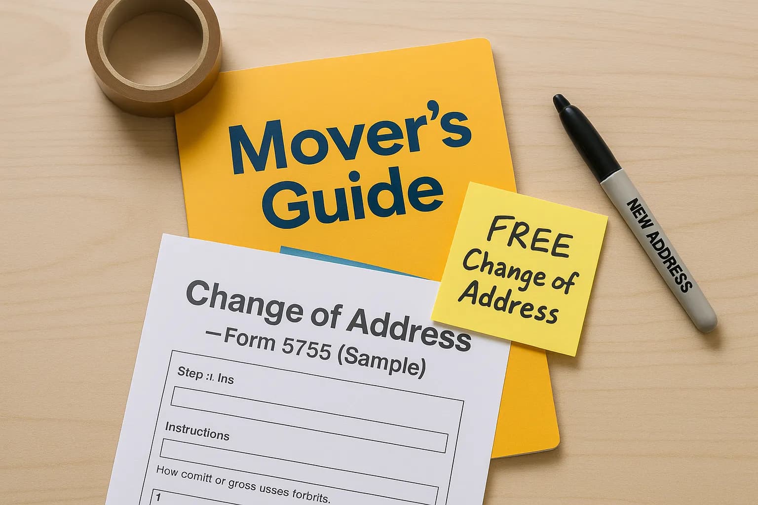 How to File a USPS Change of Address by Mail - Step-by-step guide with examples