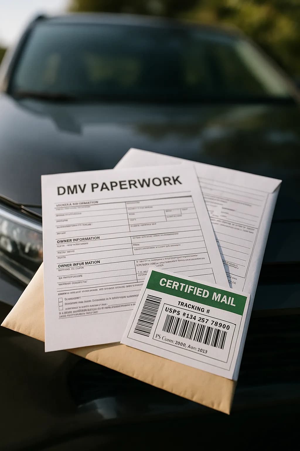 How to Mail DMV Paperwork (2025): Title Transfers, Registration & License Renewals - Step-by-step guide with examples