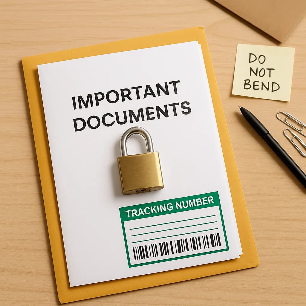 How to Mail Important Documents: Complete Guide (2025) - Step-by-step guide with examples