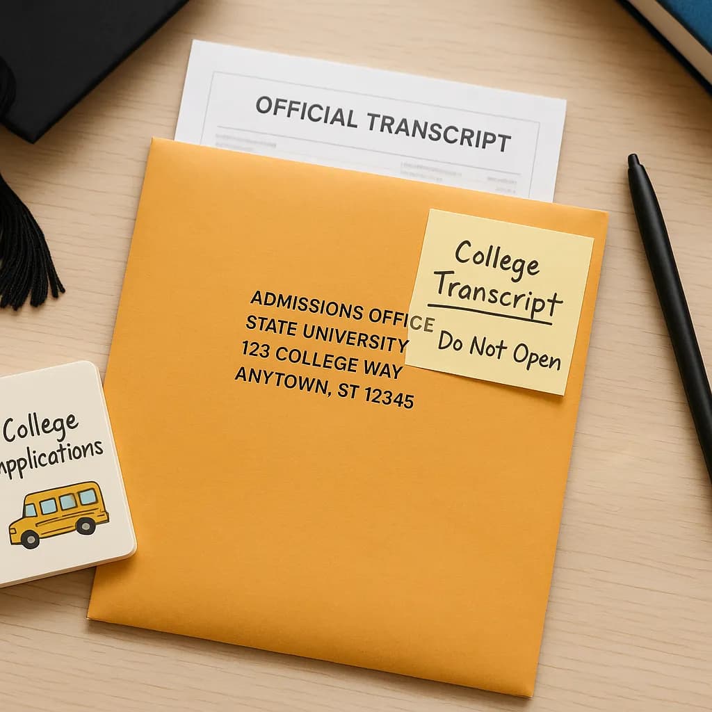 How to Mail School Transcripts Safely (2025 Guide) - Step-by-step guide with examples