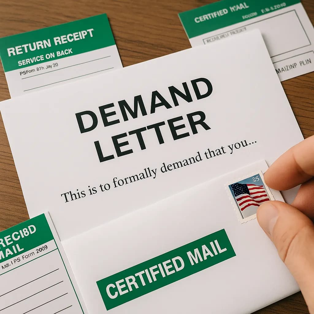 How to Send a Demand Letter by Mail (2025 Guide) - Step-by-step guide with examples