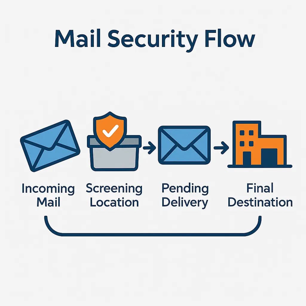USPS Certified Mail vs Registered Mail security diagram showing 2025 processing flow and safety features