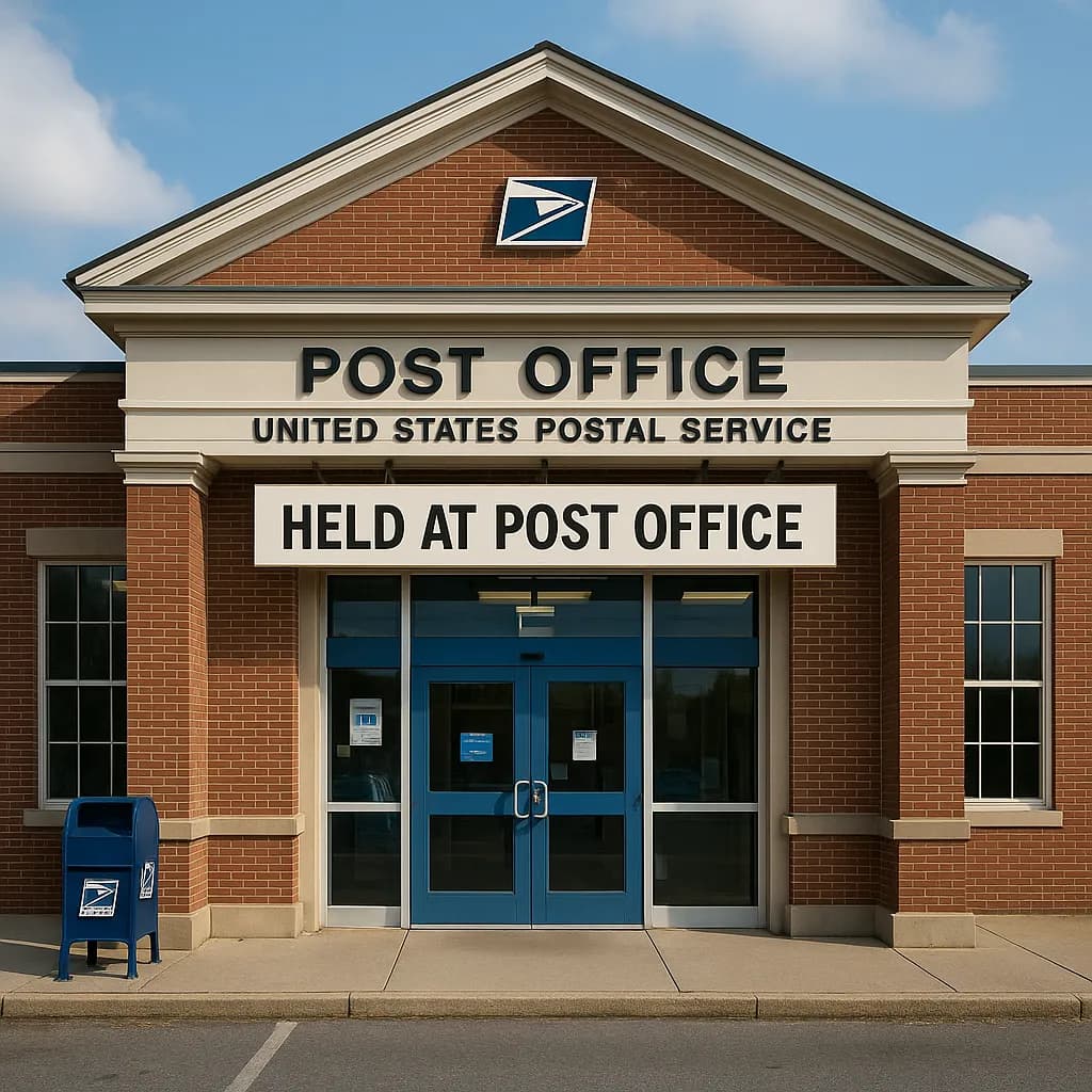 USPS "Held at Post Office" Meaning: What to Do (2025) - Step-by-step guide with examples