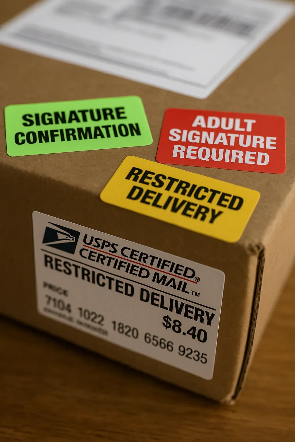 USPS Signature Required: Labels, Services, and Options - Step-by-step guide with examples